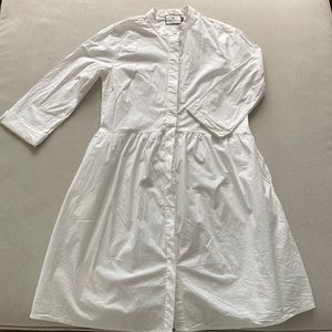 Tuckernuck White Button Down Dress